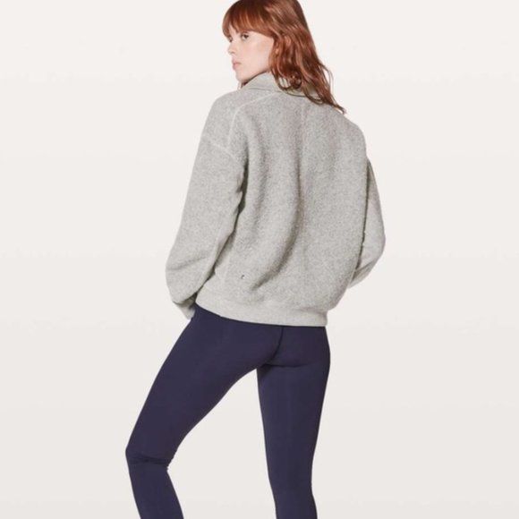 Lululemon Stand Out Sherpa 1/2 Zip Sweatshirt - Picture 6 of 7